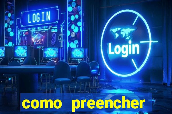 como preencher recibo de pagamento